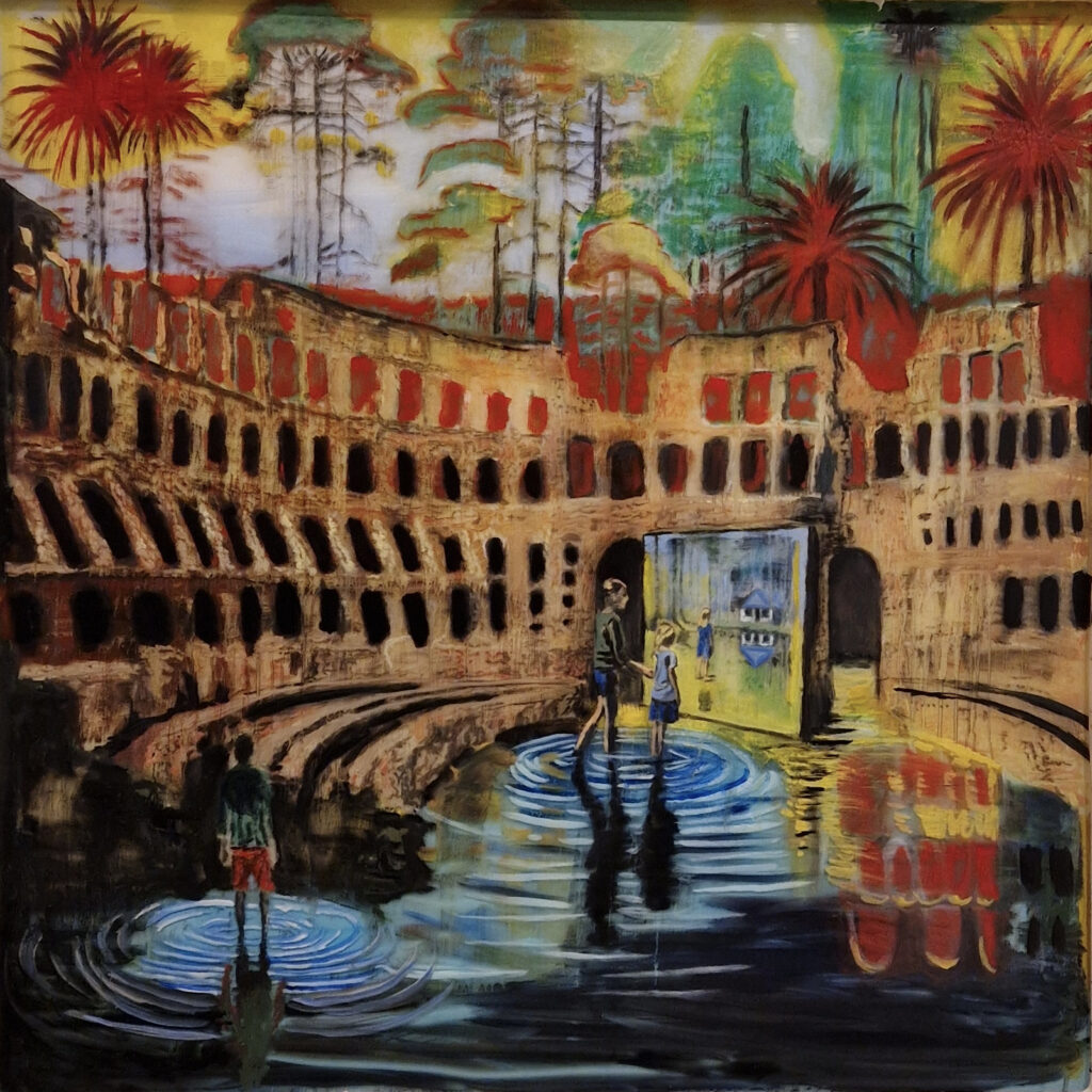 Julia Schwarz 2024 Distant memory, 79cm x 80cm