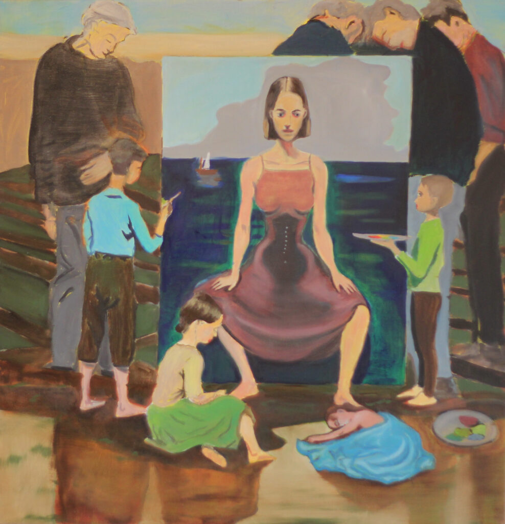 Julia Schwarz 2024 Molding the Giver, 78cm x 75cm
